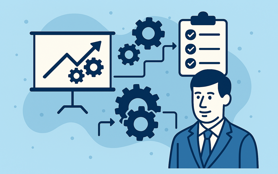 Equipo analizando procesos en planta